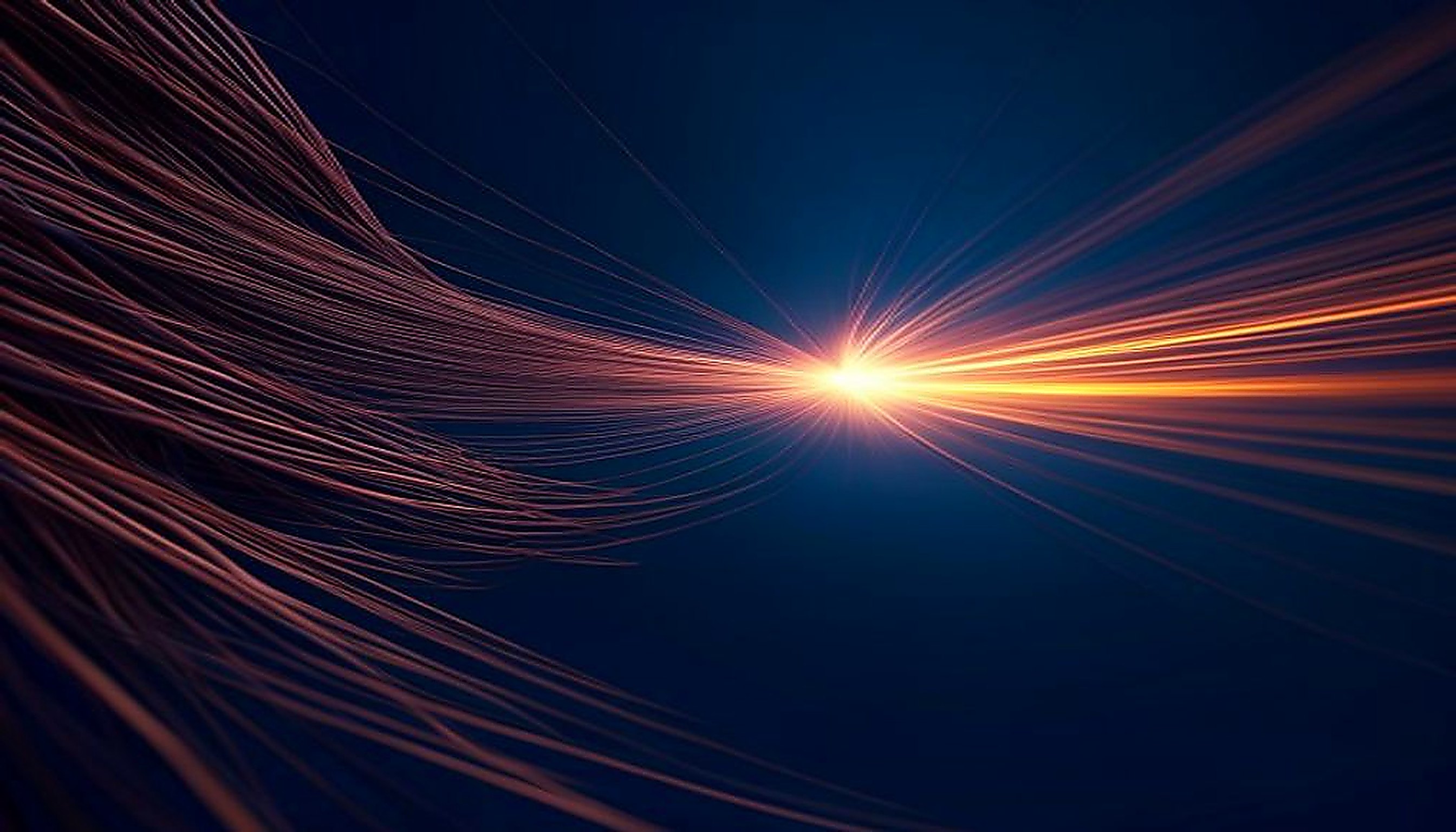 Tangled threads converging into one taut cord, visualizing how a product design agency for SaaS brings order to scattered roadmaps.