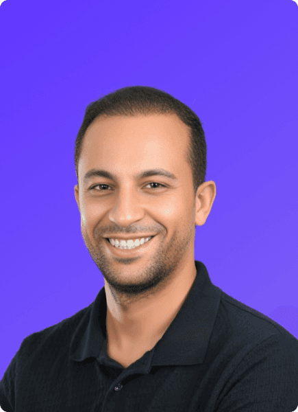 Portrait of portfolio creator – front view