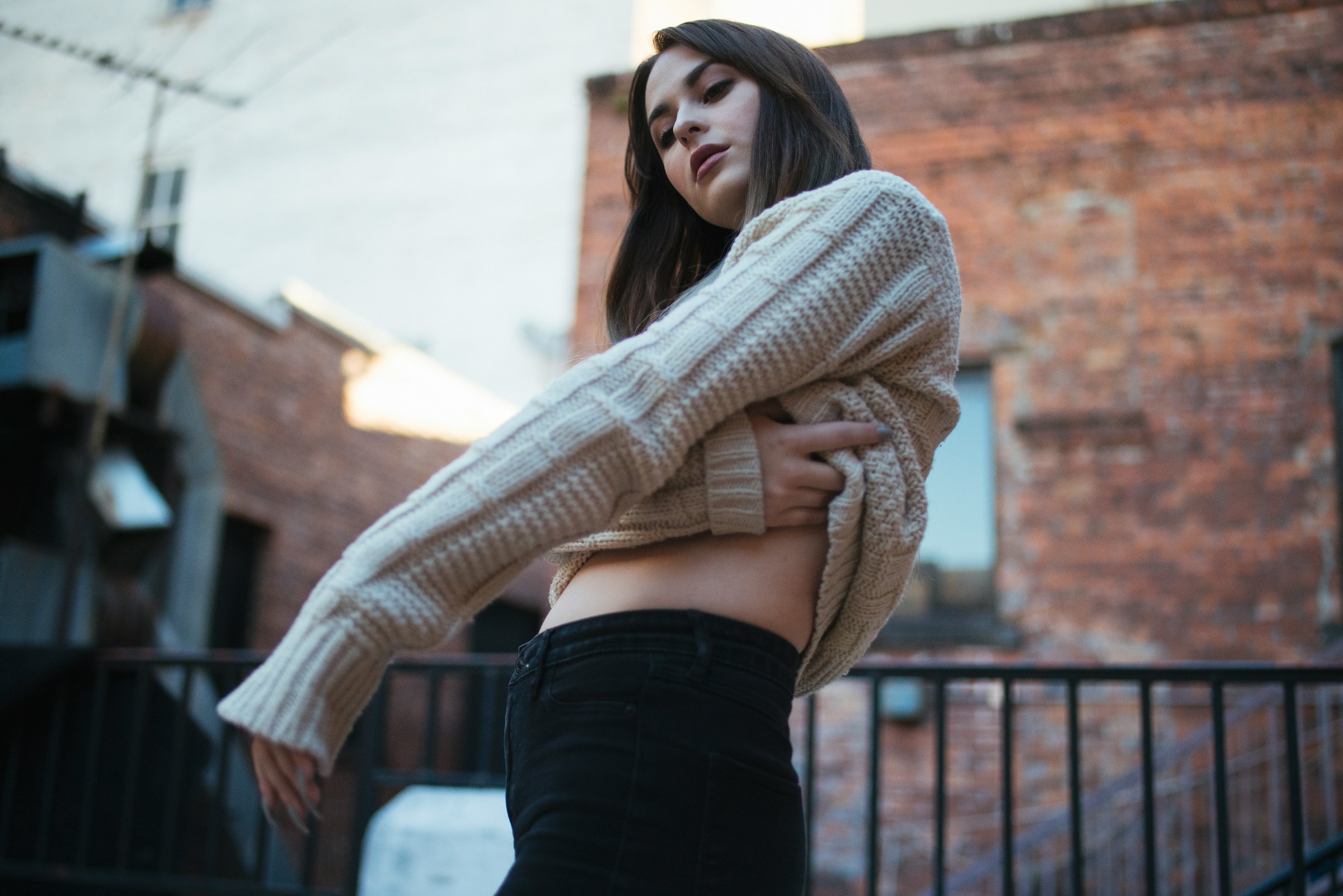 person posing - Preppy Sweatshirts