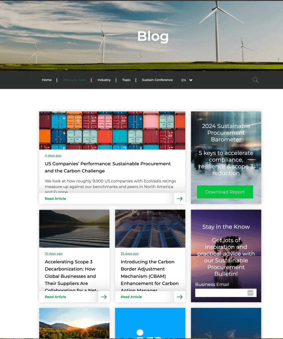 Marketing Spotlight: EcoVadis