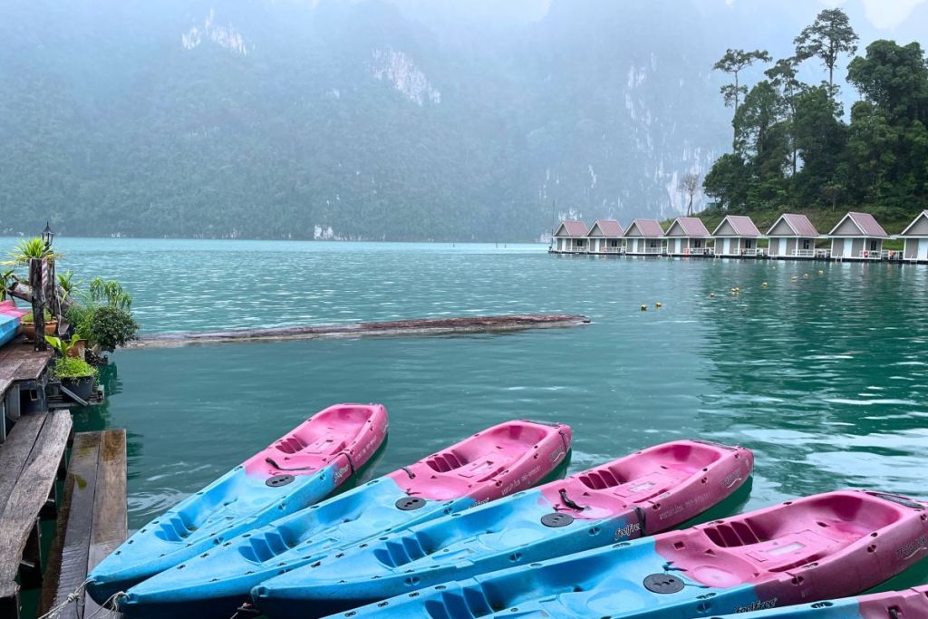 Kayak on Cheow Lan Lake