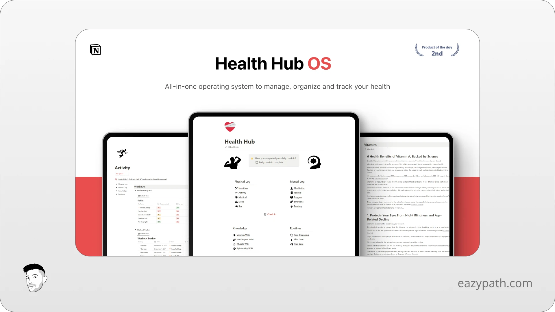 Health Notion Templates - Pascio