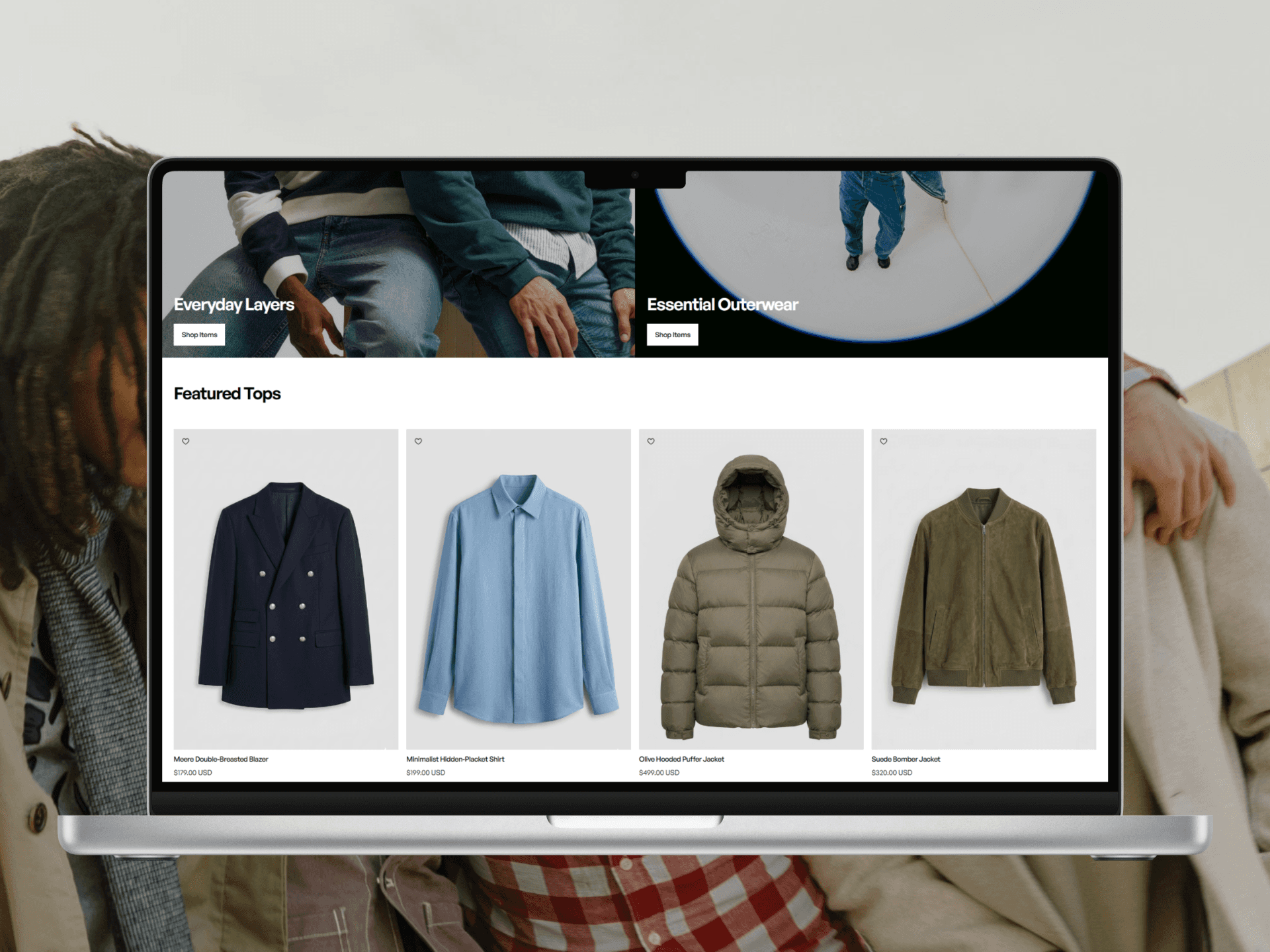 e commerce website template