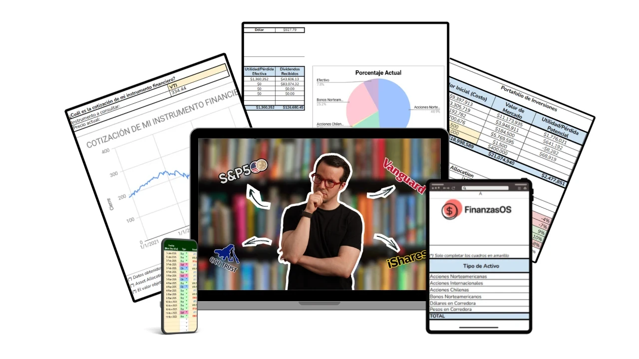 Tracker y portafolio del curso Construye riqueza invirtiendo en fondos indexados