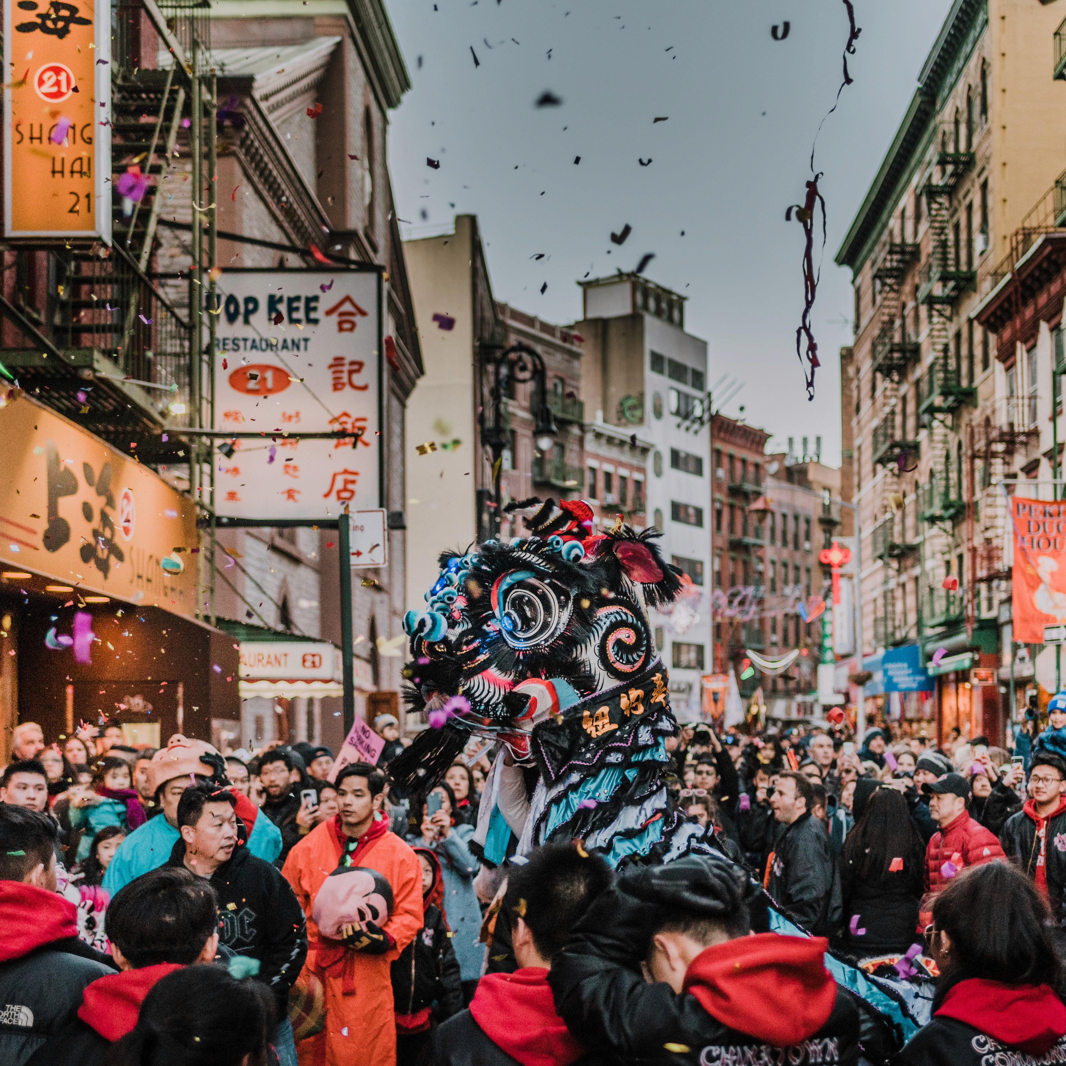 Downtown Lunar New Year - Chinatown Lion Dance ©  Silvie Bonne