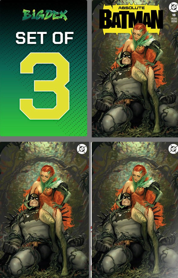 Big Dex Comics Exclusive Absolute Batman #18 Stjepan Sejic Trade Foil and Virgin Variant Set DC Comic Bundle