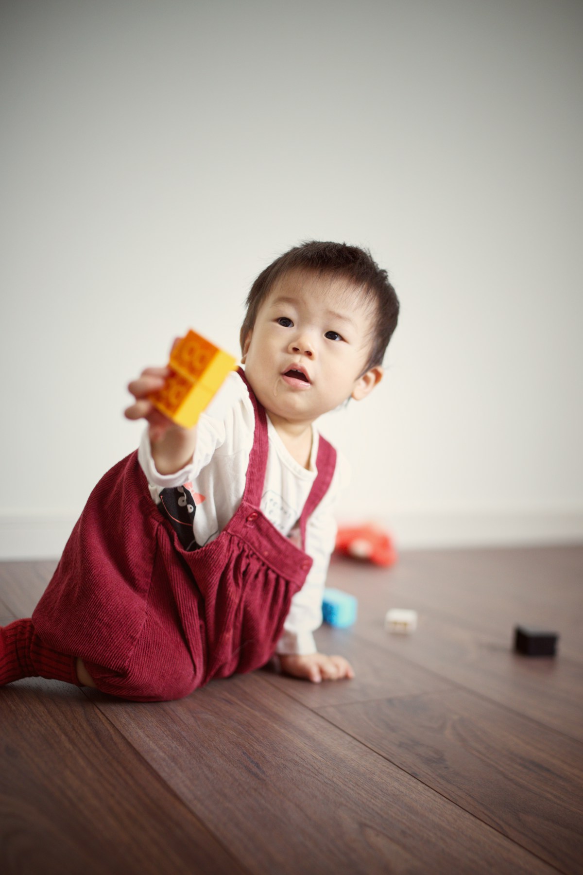 A young child at play