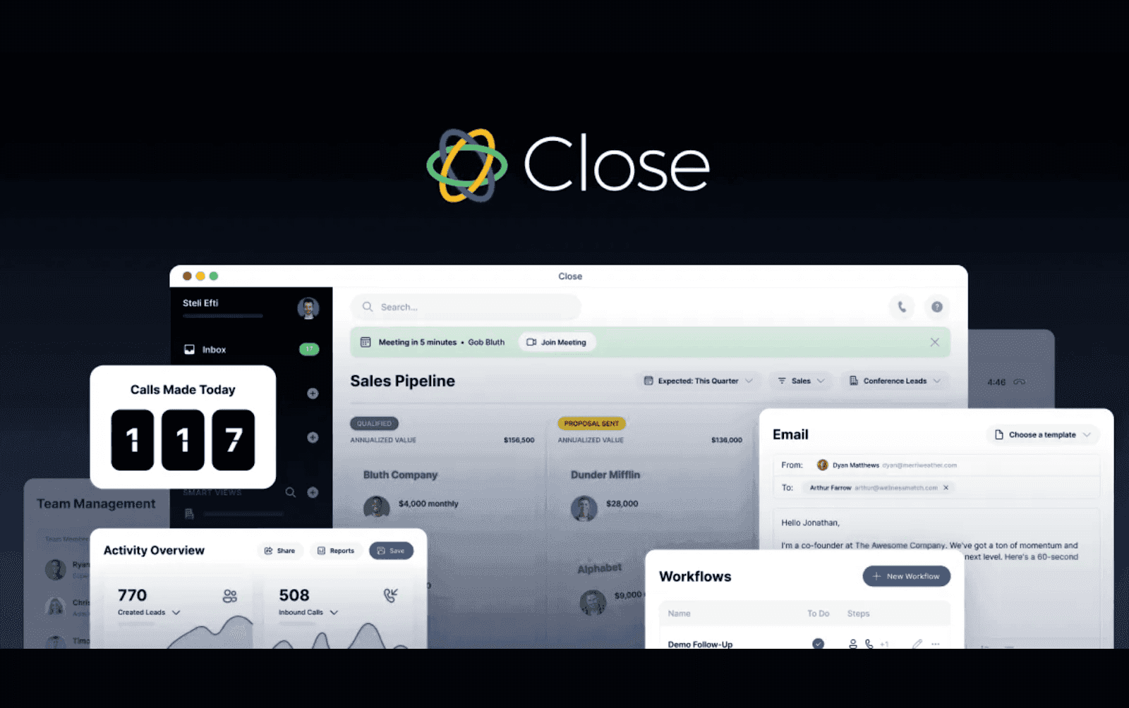 close: the all-in-one CRM&nbsp;