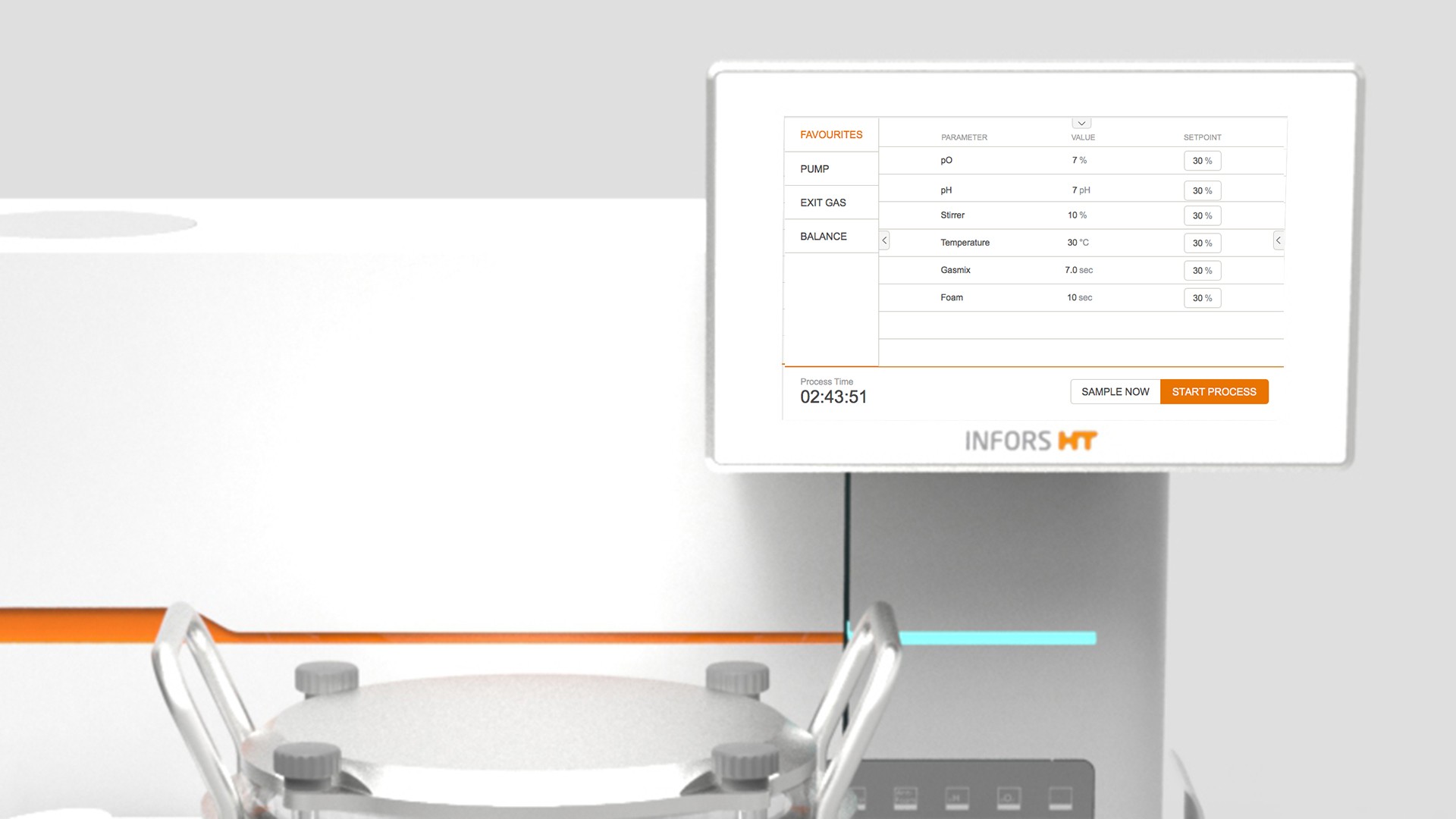 The top half of a screen of a mobile device