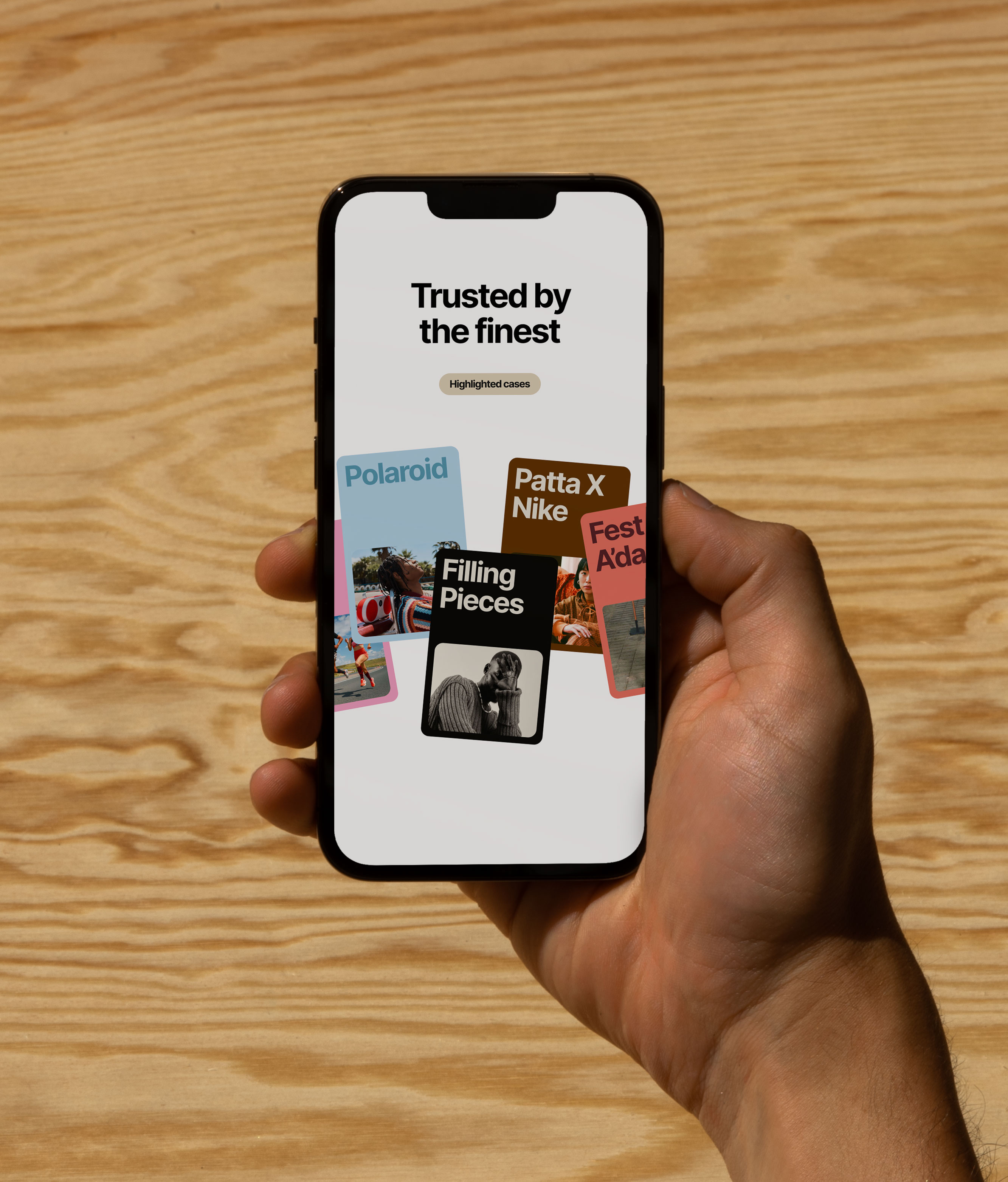 mockup highlight cases by Analogue Agency