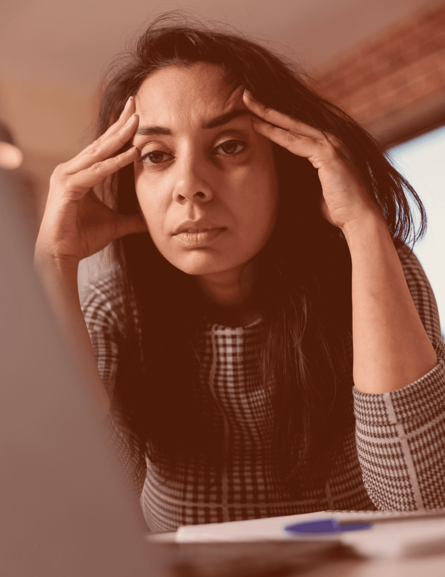 frustrated business woman