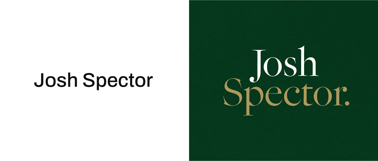 Josh Spector Redesign