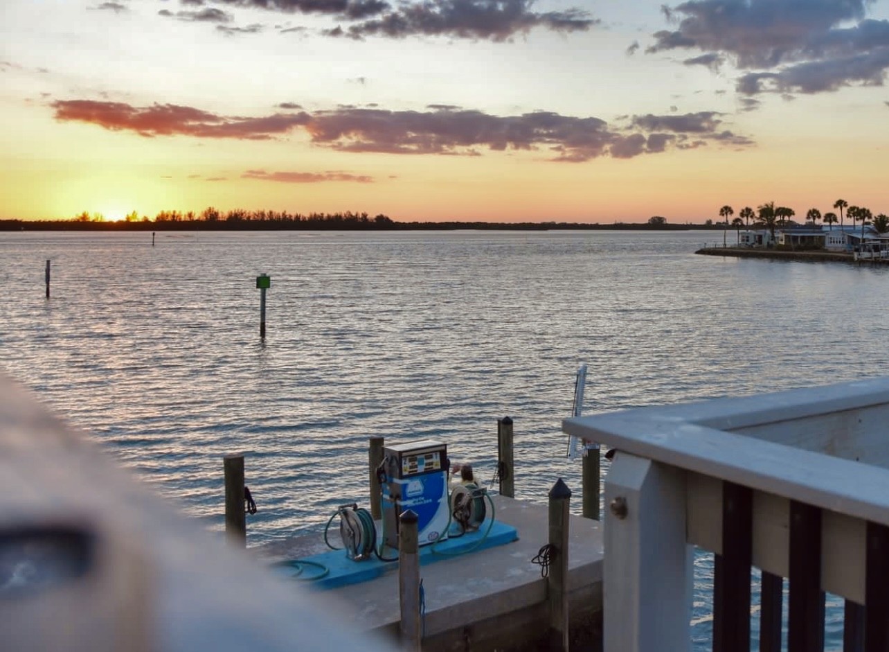 fuel docks at stump pass marina