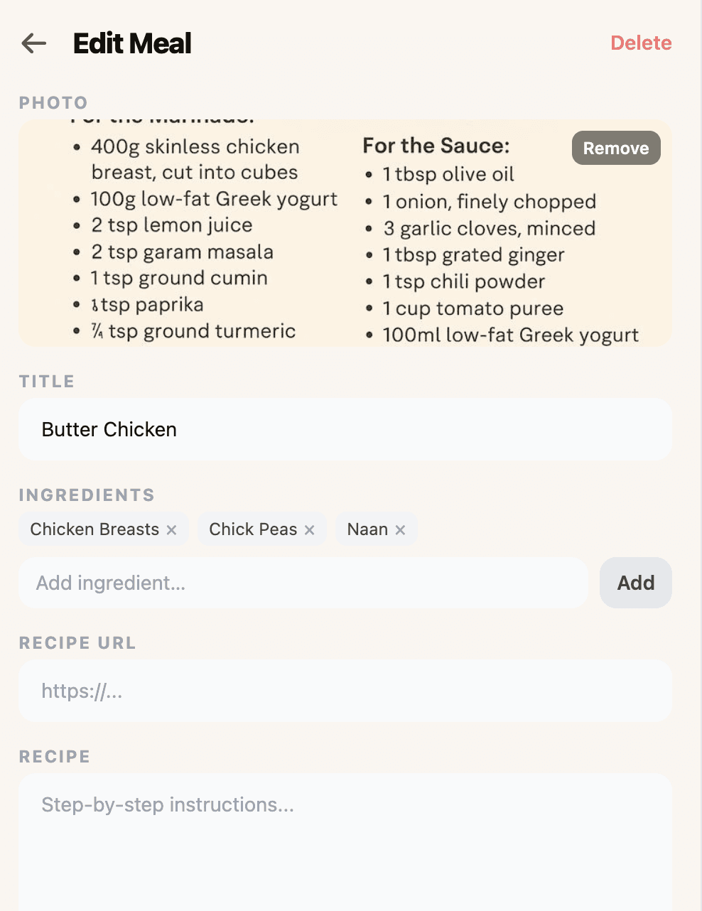 An image of Freelio's budget ui