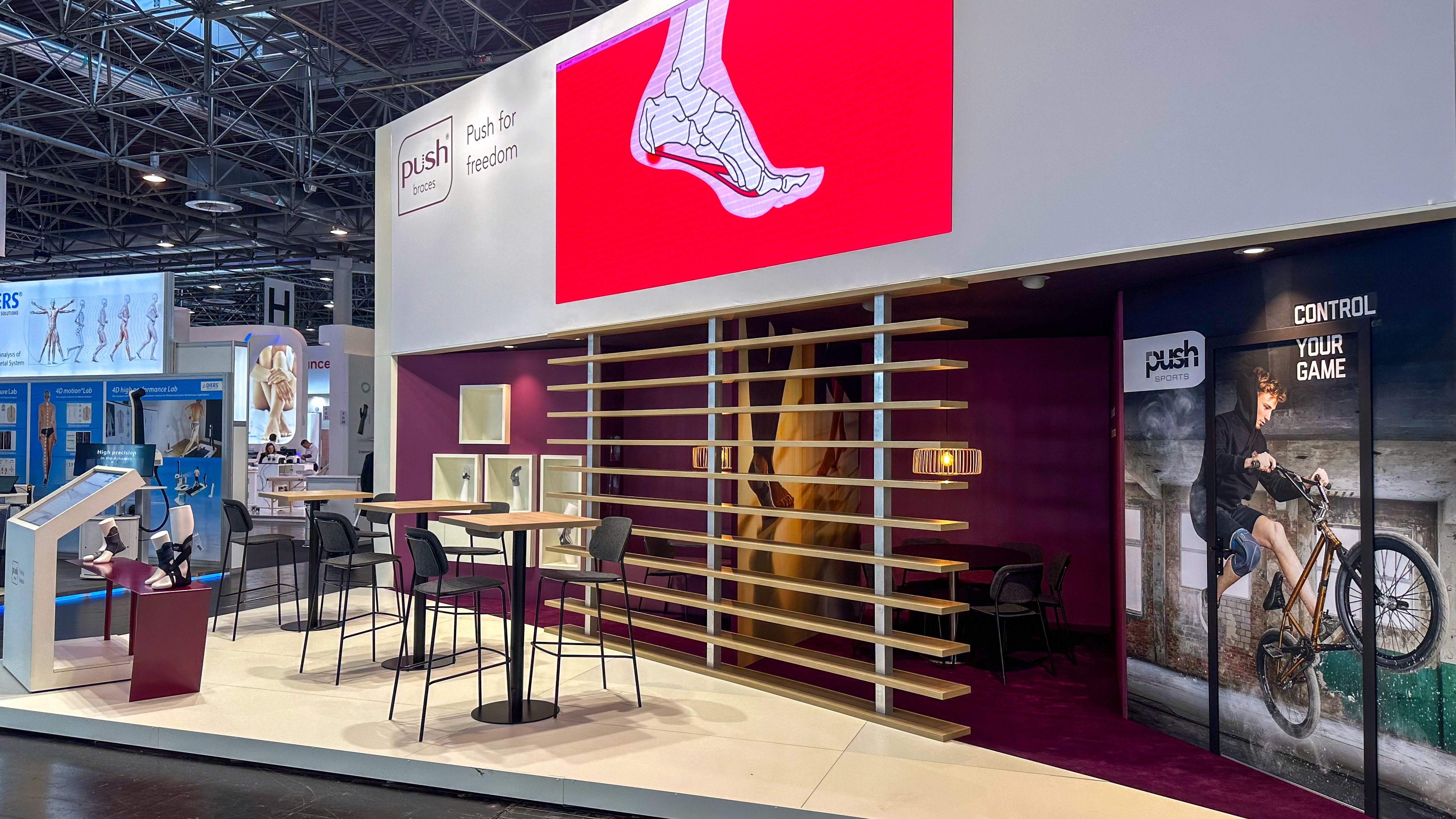 NEA exhibition stand