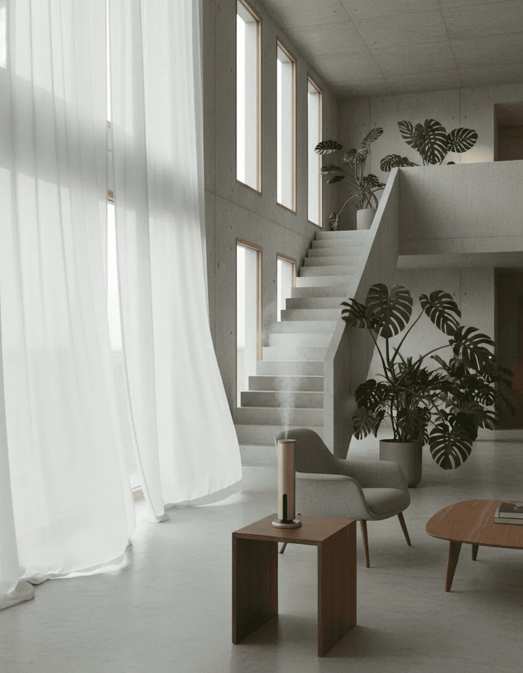 Athlete winning a race