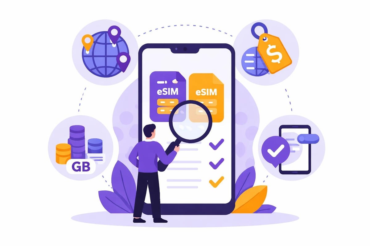 ESIM selection criteria