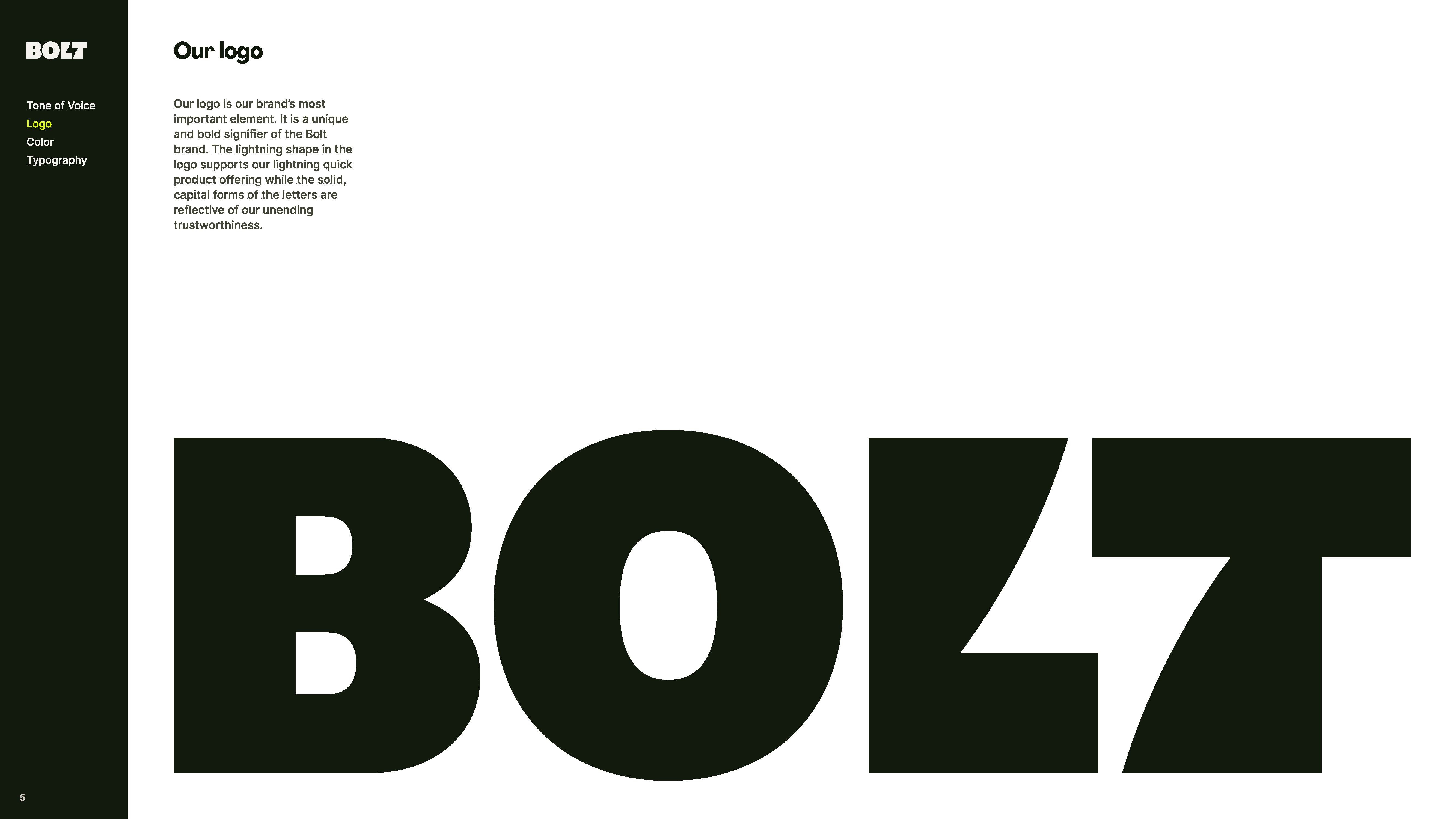 BOLT visual identity, visual 2
