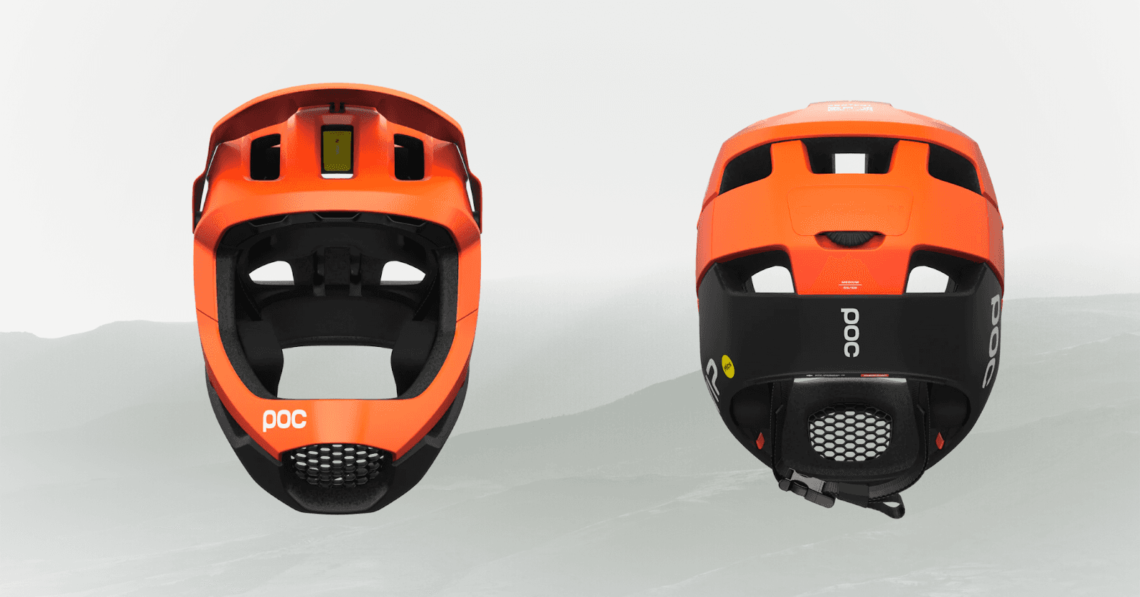 POC Otocon Race MIPS in orange colorway