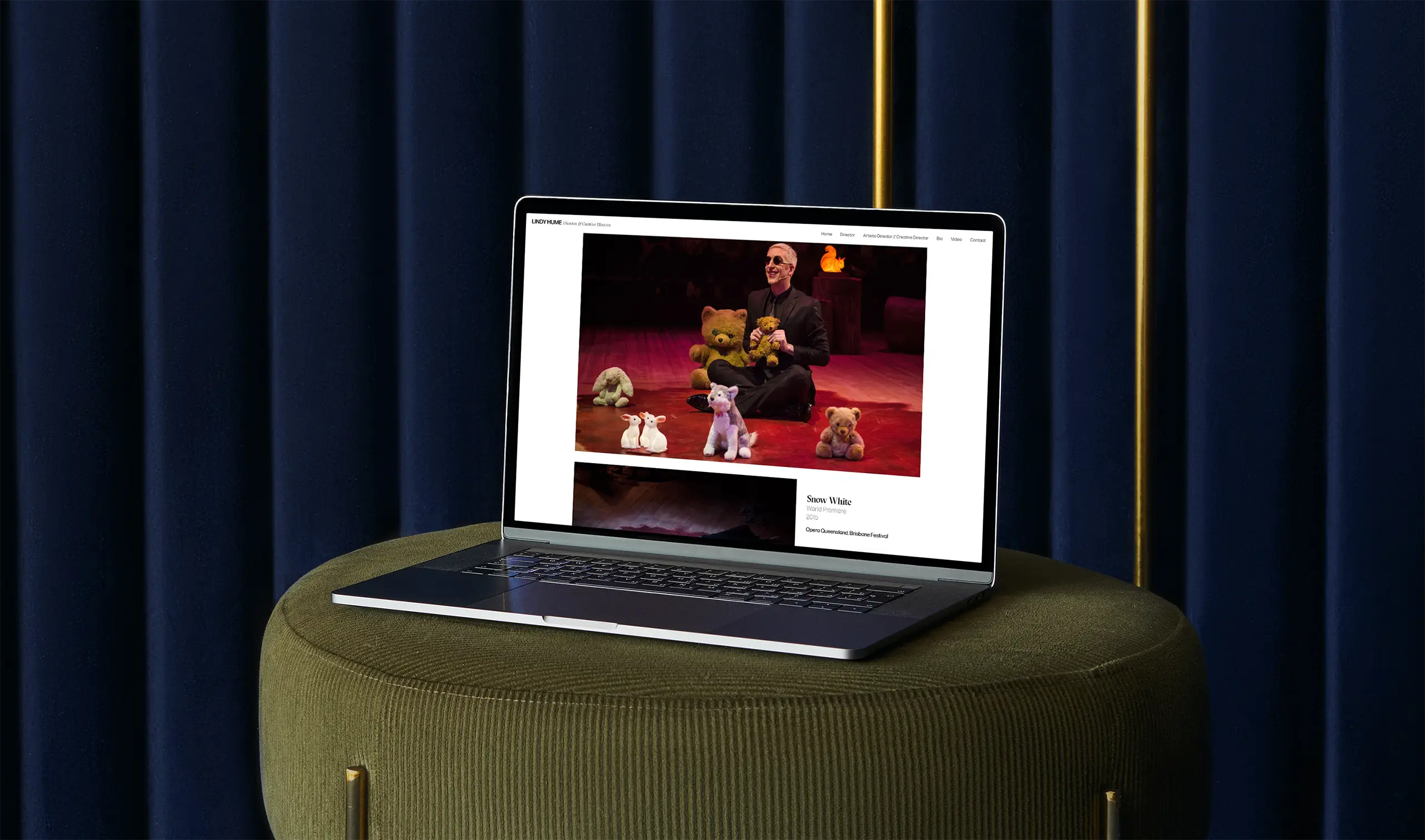 Lindy Hume Wordpress website design.