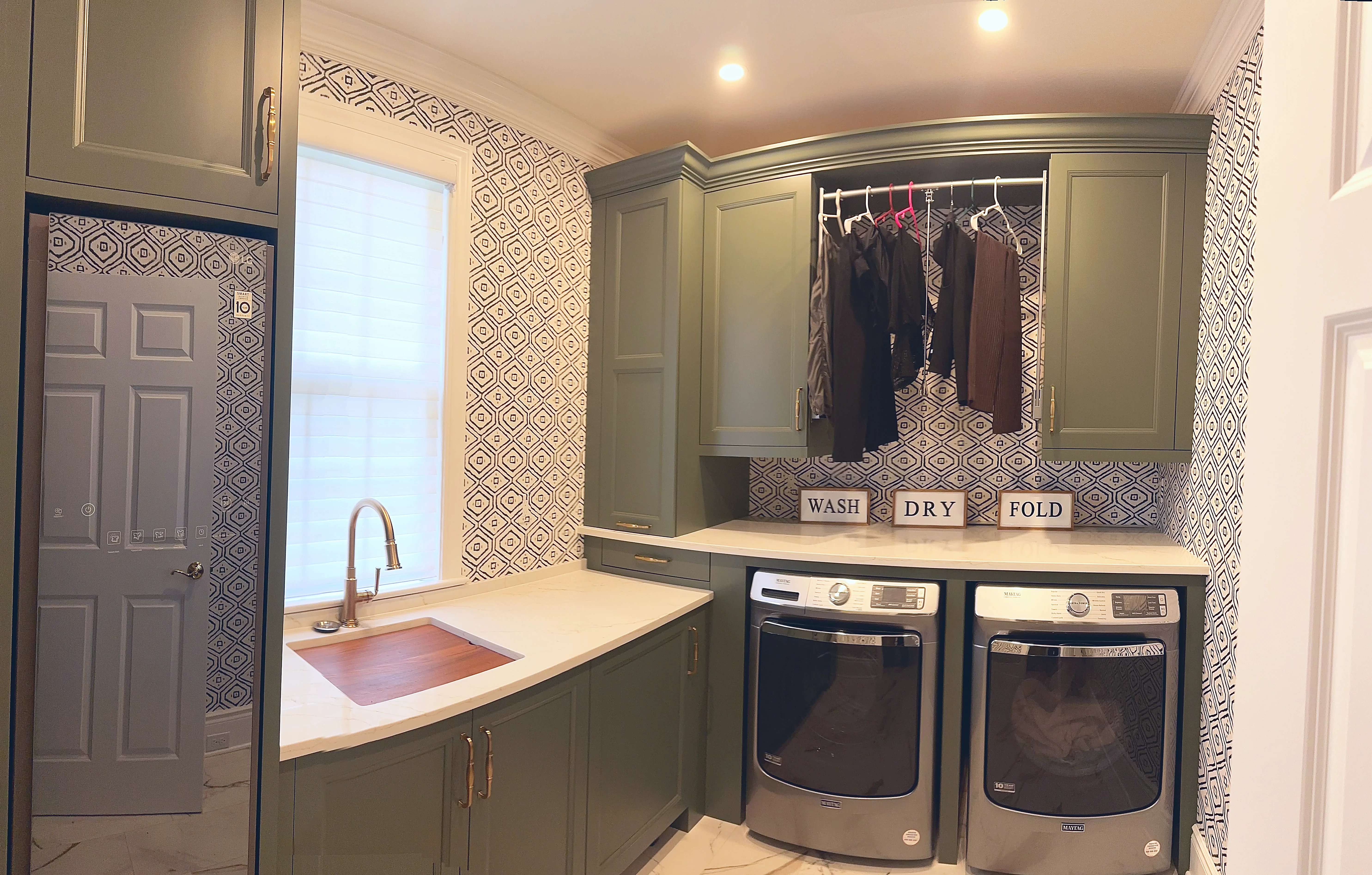 Crafted cabinetry by Haute Designs — Woodland Splash project, Gibsonia, PA