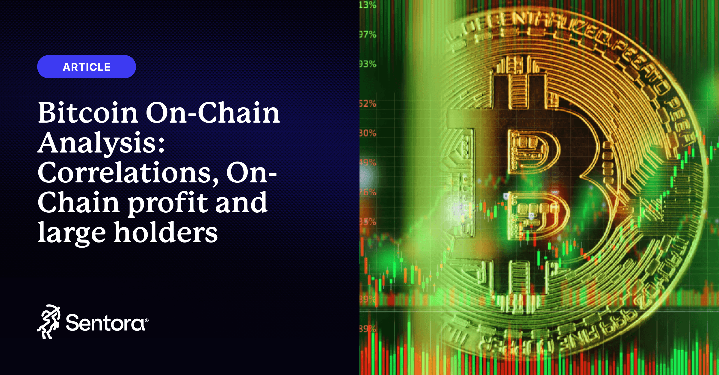 Bitcoin On-Chain Analysis: Correlations, On-Chain profit and large holders  - Sentora Research | Exploring the Future of Blockchain and DeFi