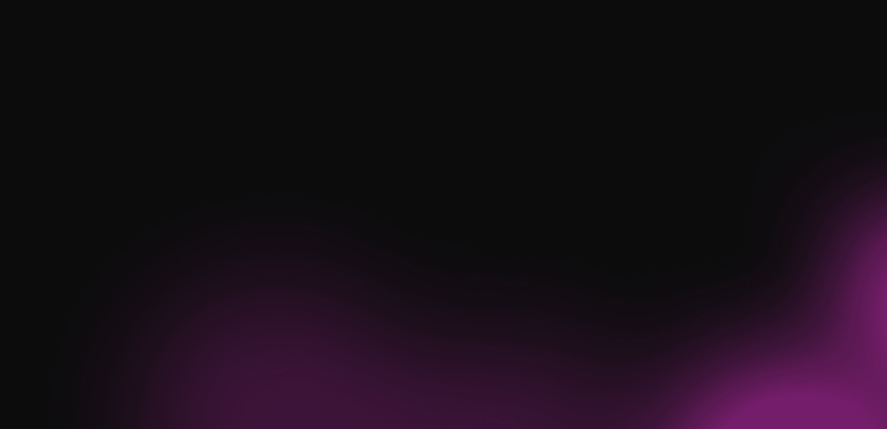 Abstract dark background with gradual curves and waves creating a smooth gradient effect.