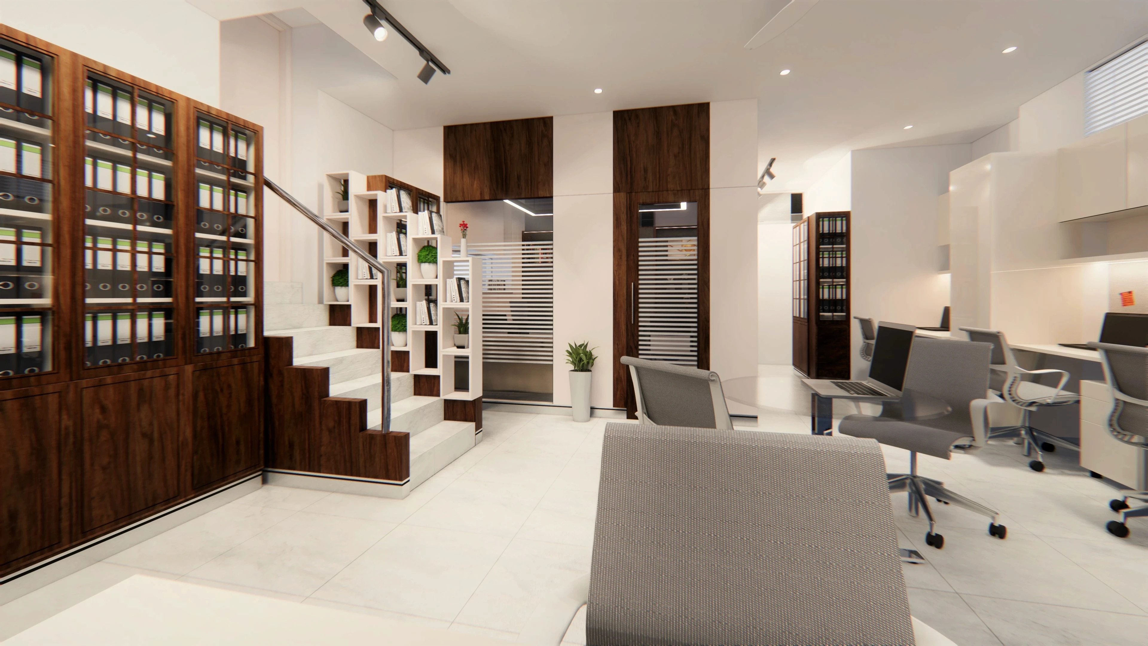 Project showcase image featuring a modern, refined interior.