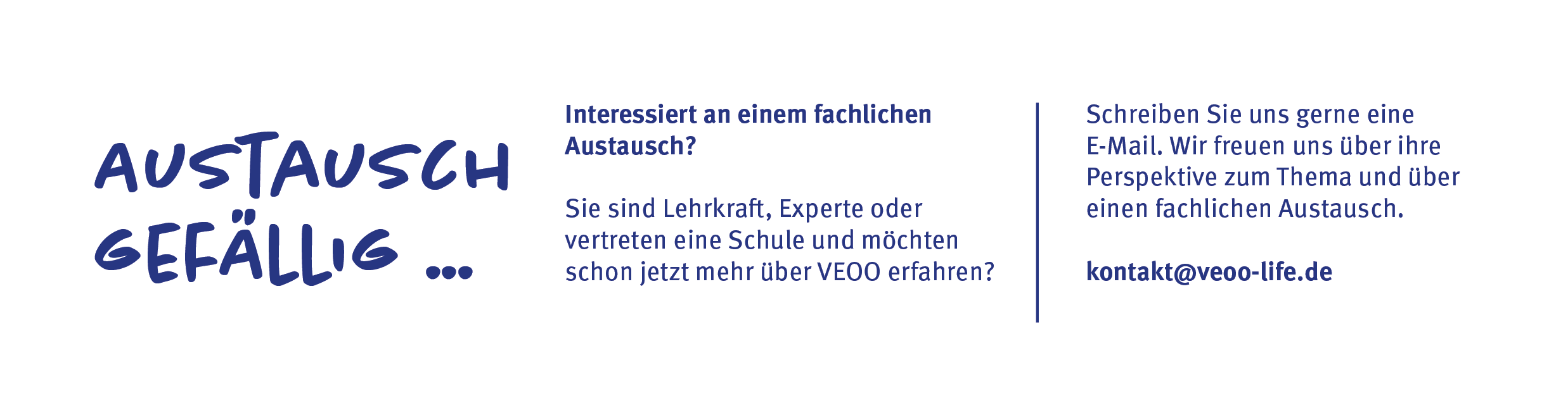 VEOO Austausch