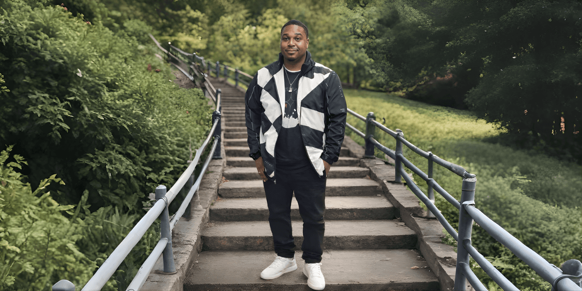 Justin Brown, founder of Toxik Nature, embodies the brand’s mission of fashion, transformation, and empowerment through bold, sustainable designs.