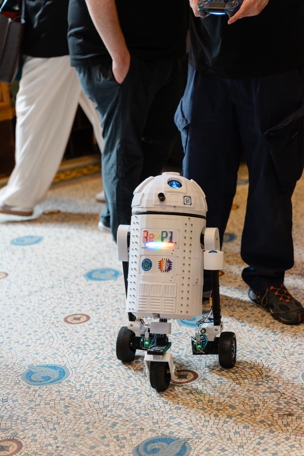 Small robotics prototype on display at Evolve 26 innovation event in Brighton