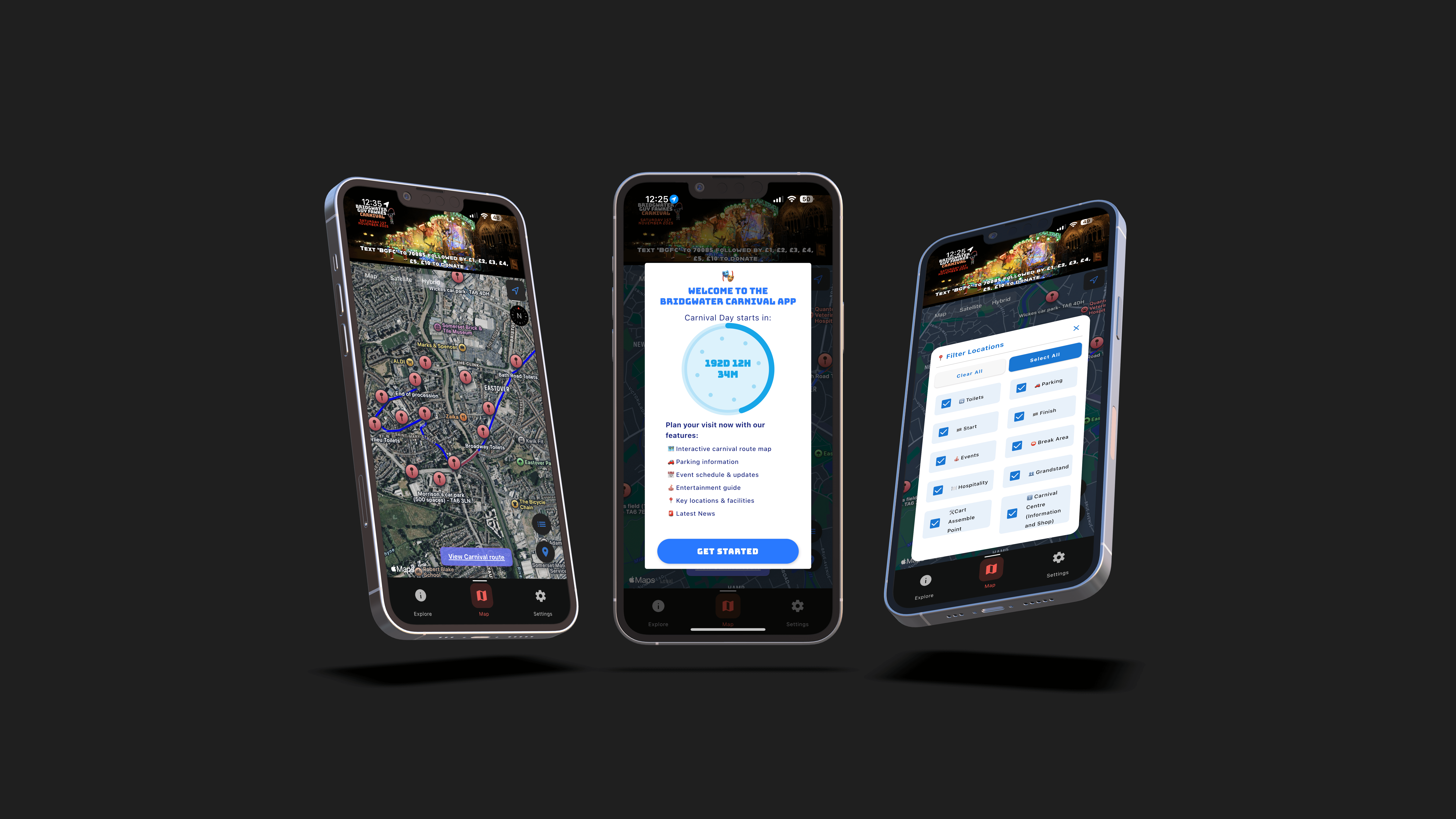 Preview of the BGFC app
