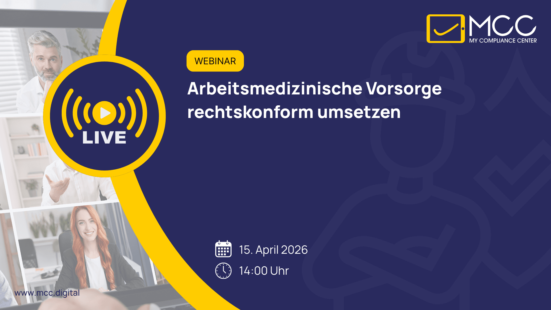 Live-Webinar: Arbeitsmedizinische Vorsorge rechtskonform umsetzen