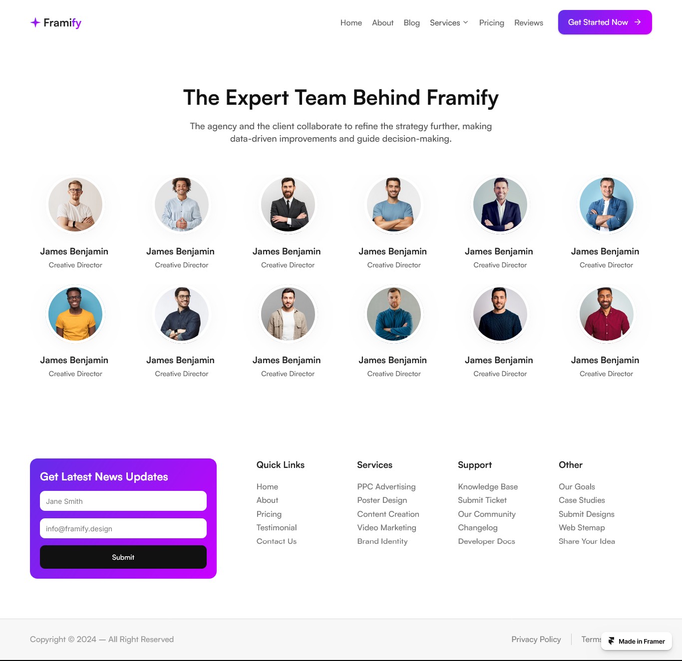 Framer Team Page v2
