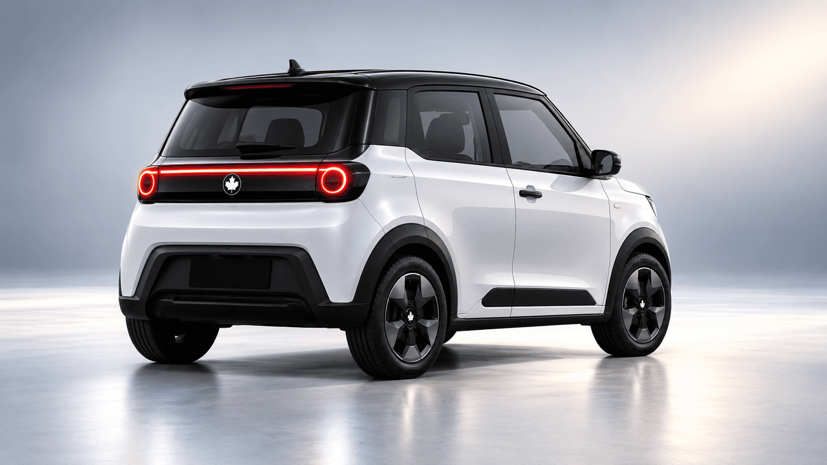Contigo C3 electric microcar rear three-quarter view