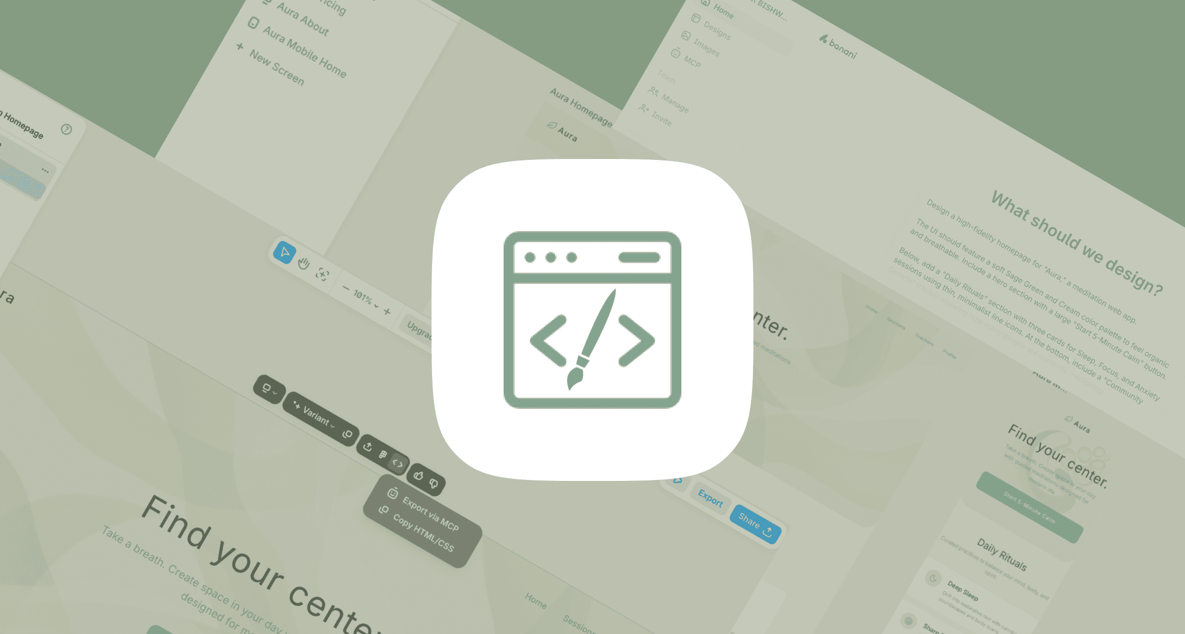 Vibe designing to fill the design gaps of vibe coding with AI UI tools like Banani