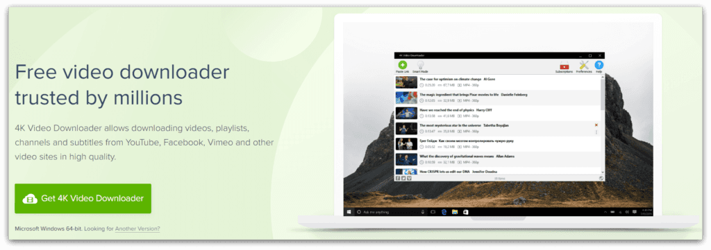 4K Video Downloader for facebook