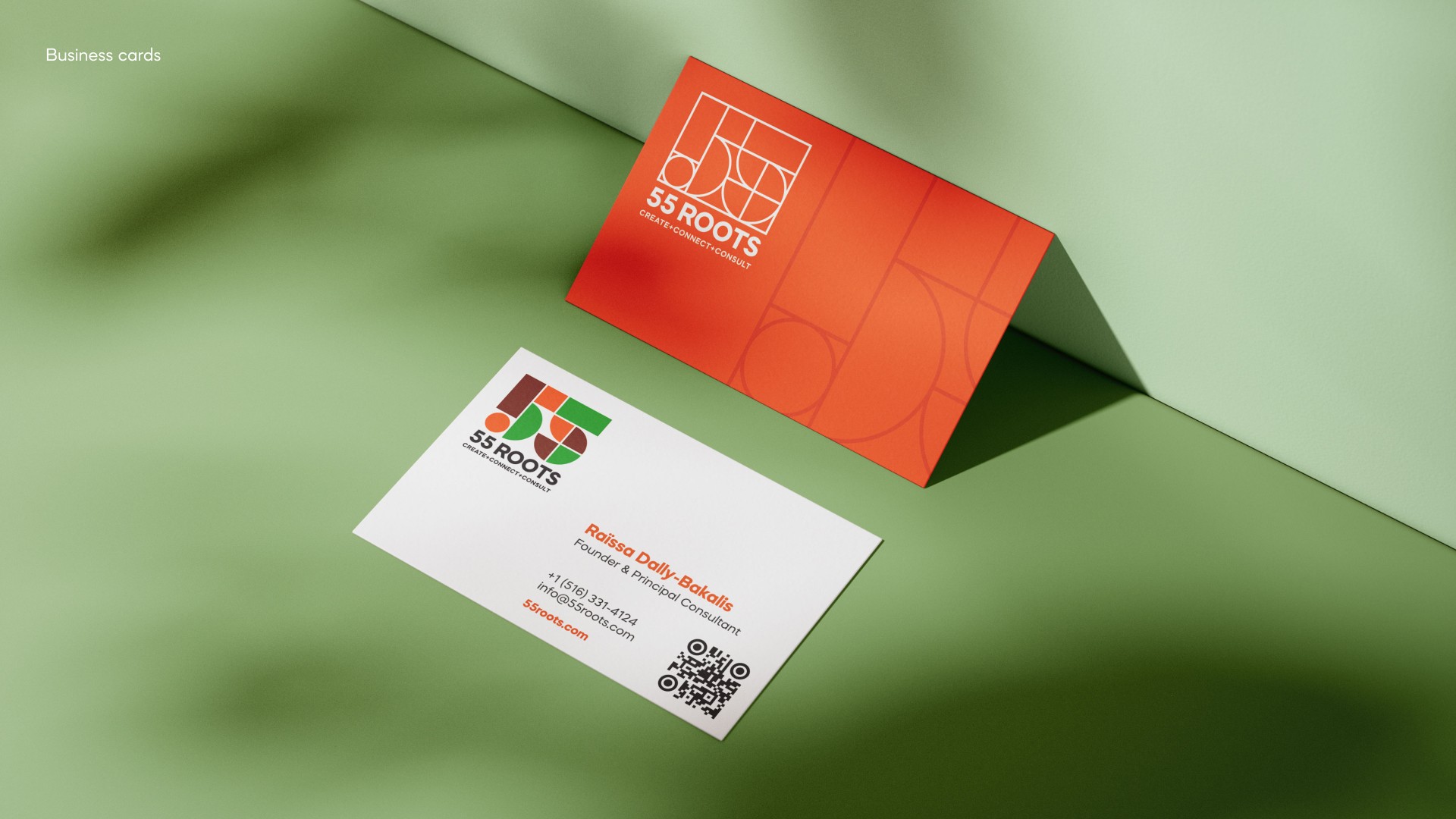 Dynamic Visual Identity for 55 Roots LLC. CHYRKOV Studio
