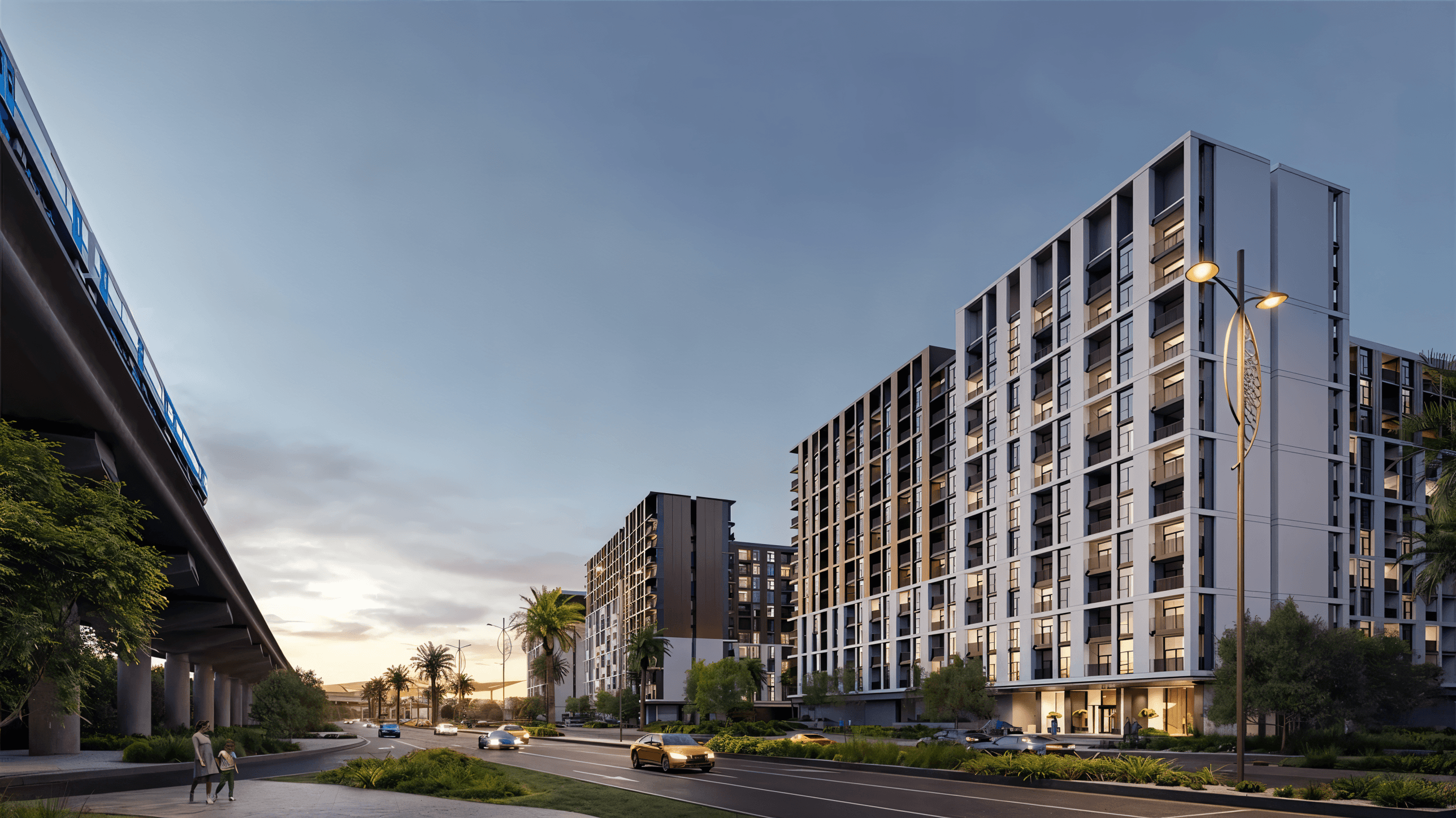 Palace Residences Hillside, a new apartment complex in Istanbul, highlights sleek architecture and vibrant city life.