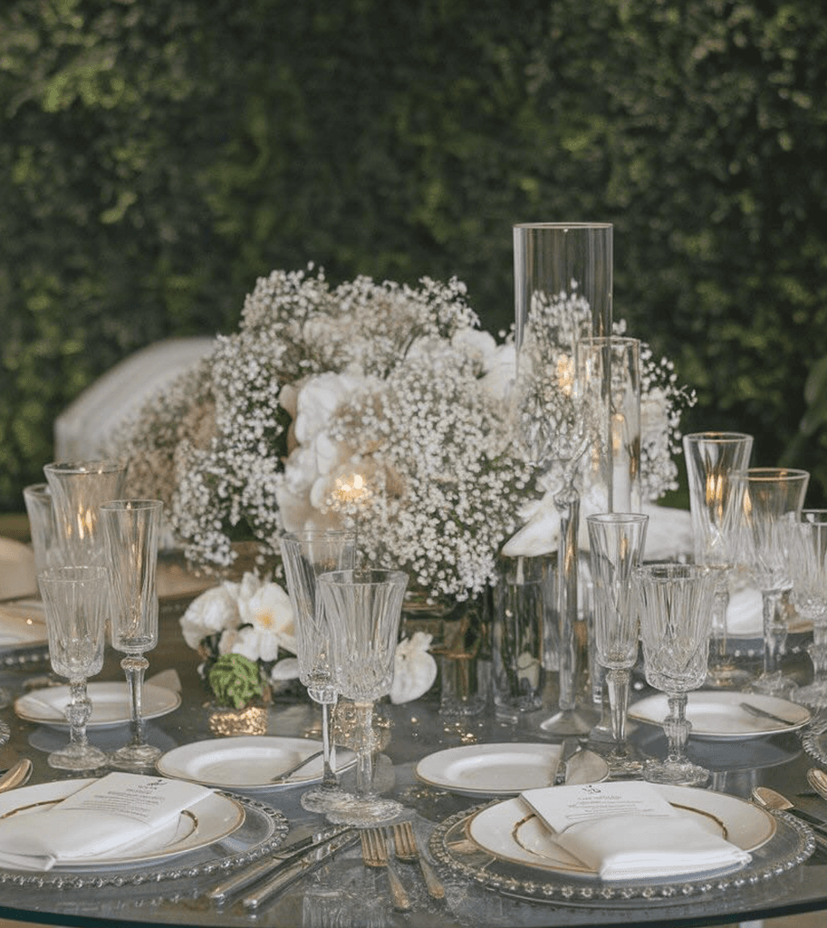 Decor elegant cu baloane pentru nuntă realizat de Deco Events by Anca