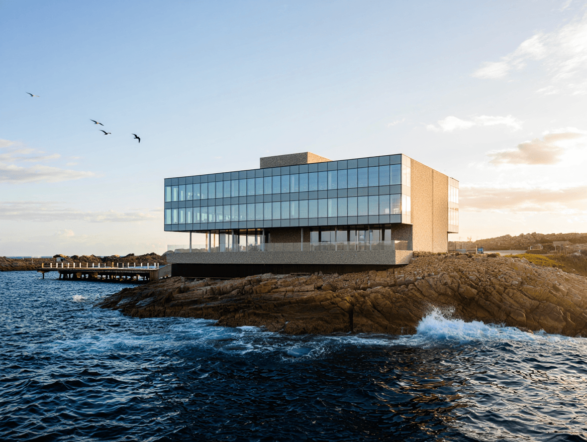 Gebäude, Strand, FM, TEREAL