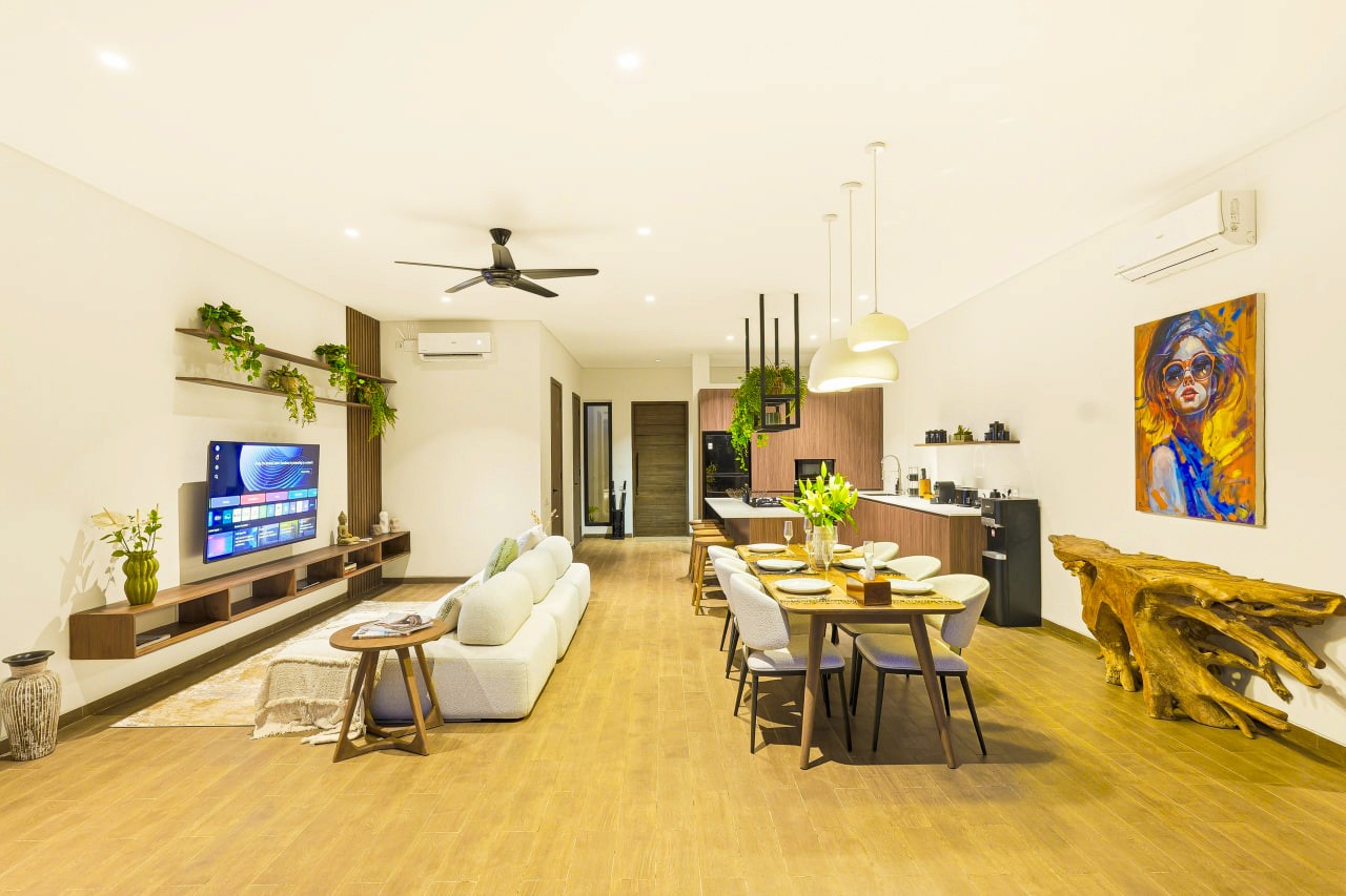 2-bedroom villa with sunset views over rice fields in Ubud