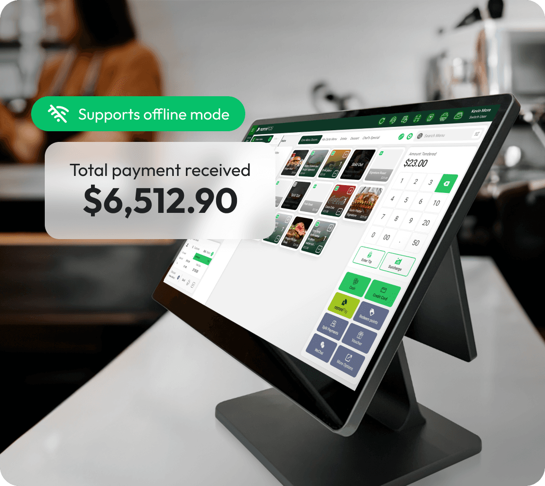 integration nomnie payment system with POS and digital ordering