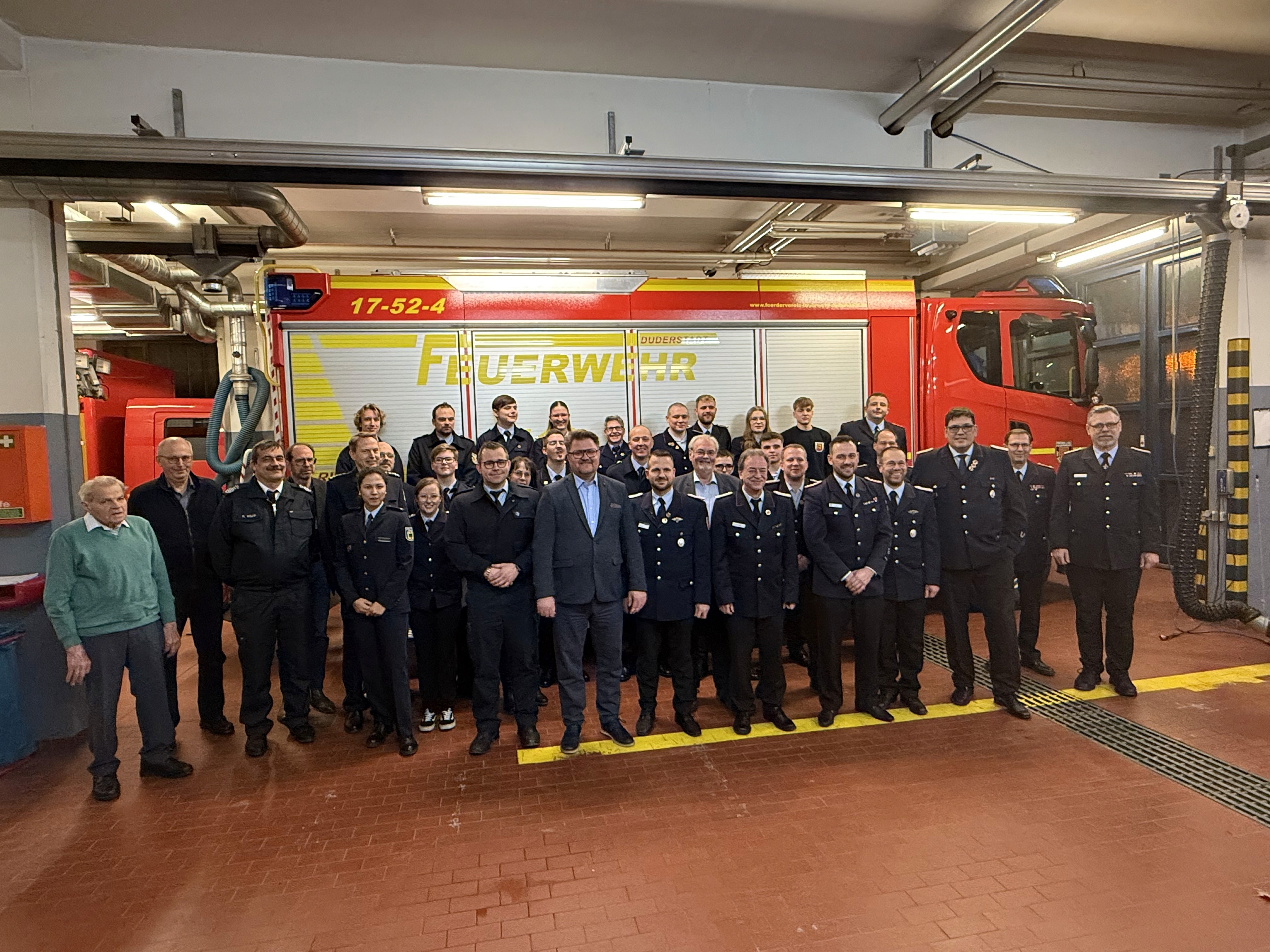 Detailansicht eines Feuerwehrhauses