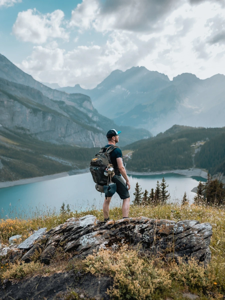 Captation vidéo d’un paysage naturel en montagne