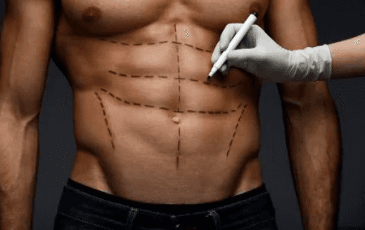 topless woman with black panty