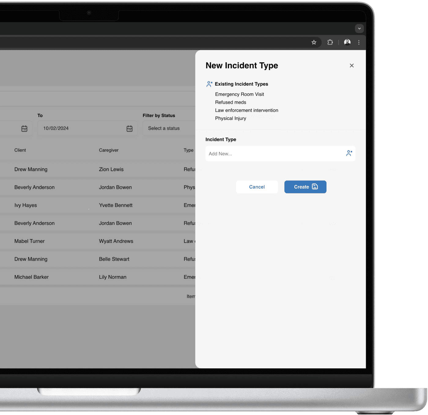 Incident reporting software.