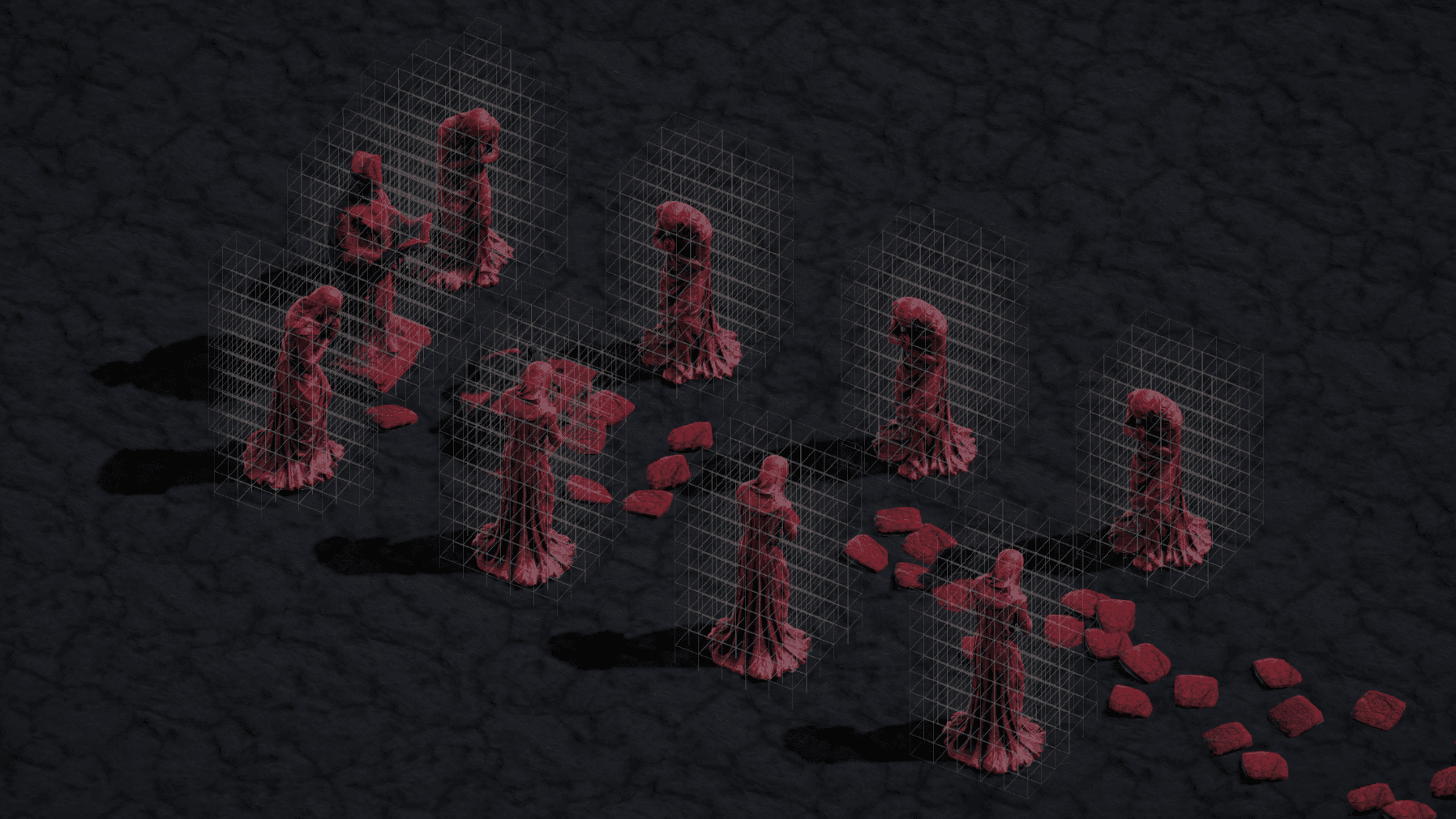 Altar Area Angled View + Gizmos