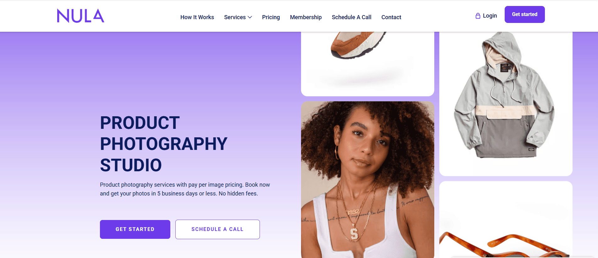 Product photography services with pay per image pricing