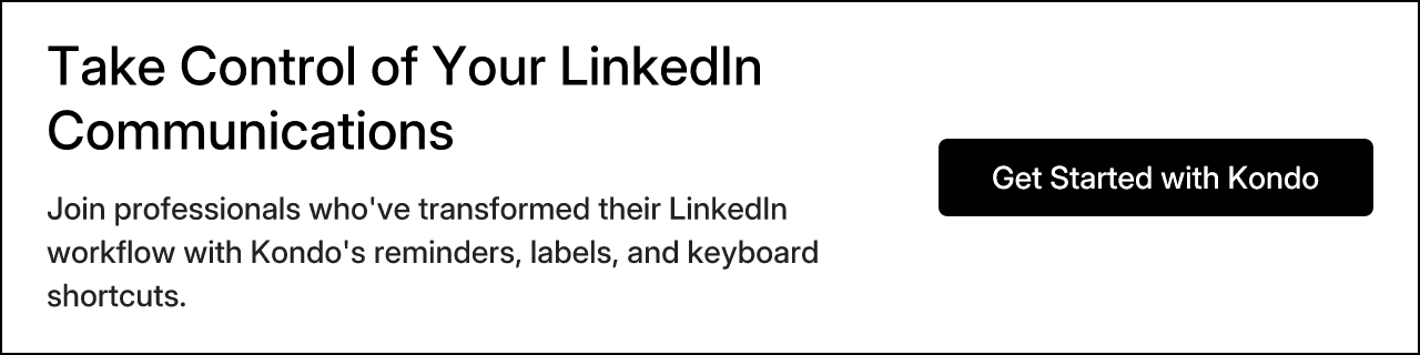 Take Control of Your LinkedIn Communications